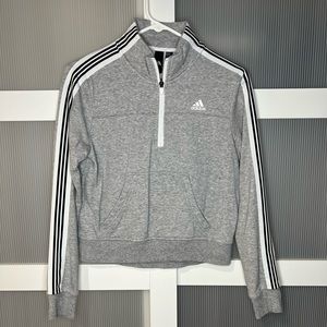 Womens Adidas zip crop top
